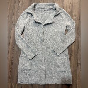 Absolutely Famous Light Gray Super Soft Women's Cardigan EUC